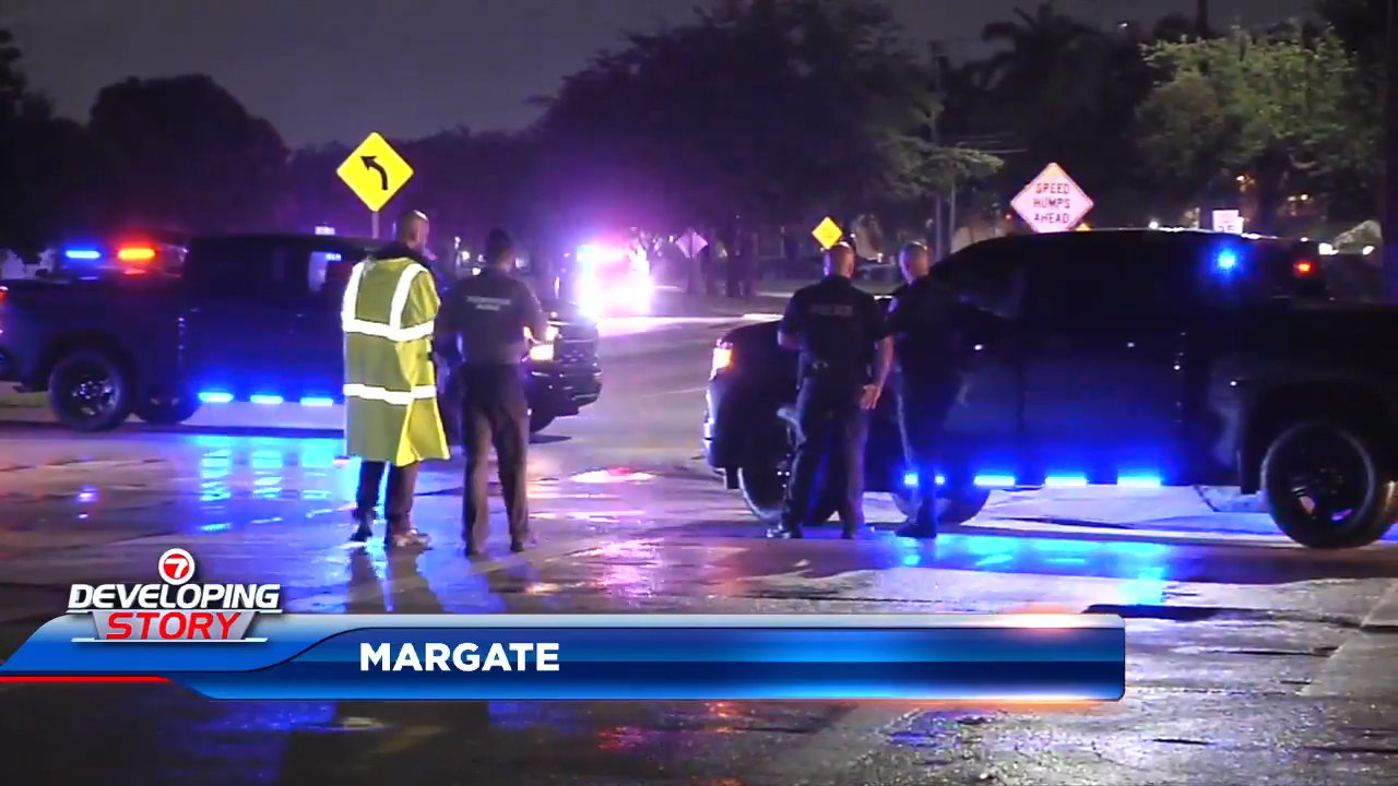 Margate Police Officer Hit by Vehicle While Responding to Street Takeover
