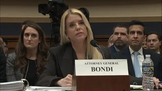 Former AG Pam Bondi Testifies in House Investigation of Epstein Case