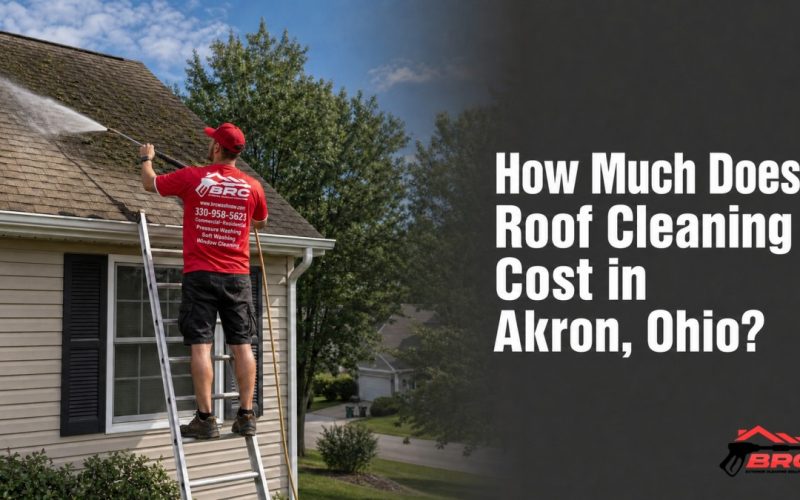 BRC Releases Roof Cleaning Pricing Resource for Akron Homeowners