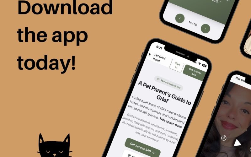 Pet Grief Relief App Offers Holistic Pet Loss Support