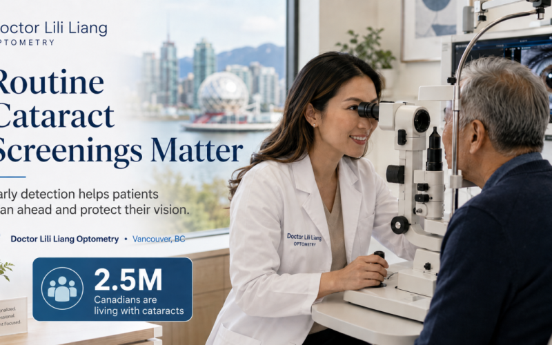 Dr. Lili Liang Urges Early Cataract Screening as 2.5M Canadians Are Affected