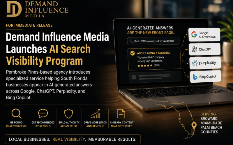 Demand Influence Media Adds AI Search Optimization for South Florida Businesses