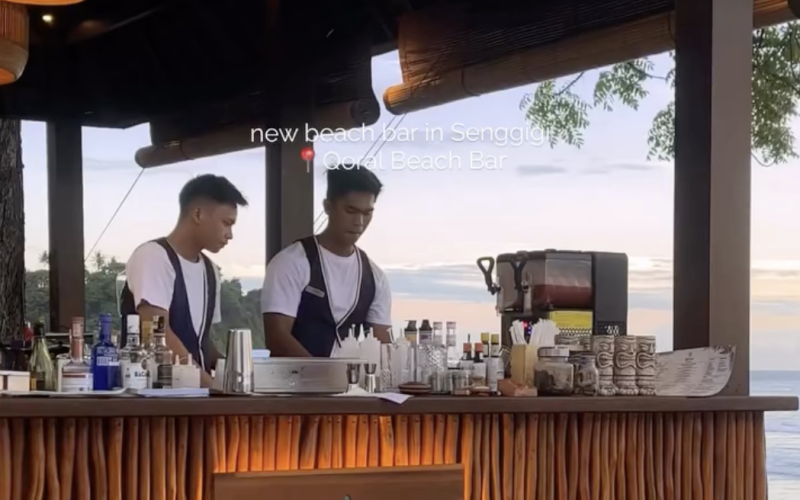 Qoral Beach Bar Brings a New Sunset Experience to Senggigi, Lombok